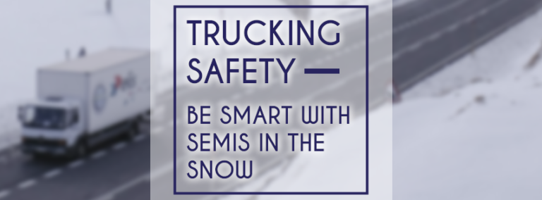 Semis Trucking Safety - Semis in Snow Small
